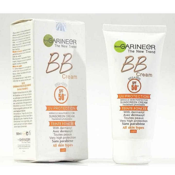 کرم ضدآفتاب گارنیر بی بی اصلی GARINEeR bb گارنیر spf50 ضدآفتاب