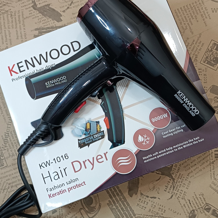 سشوار کنوود 9000 وات kenwood سشوآر کنود ساخت انگلیس Kenwood موتور سنگین بسیار قوی حرارت بالا آرایشگاهی سشوار سالنی