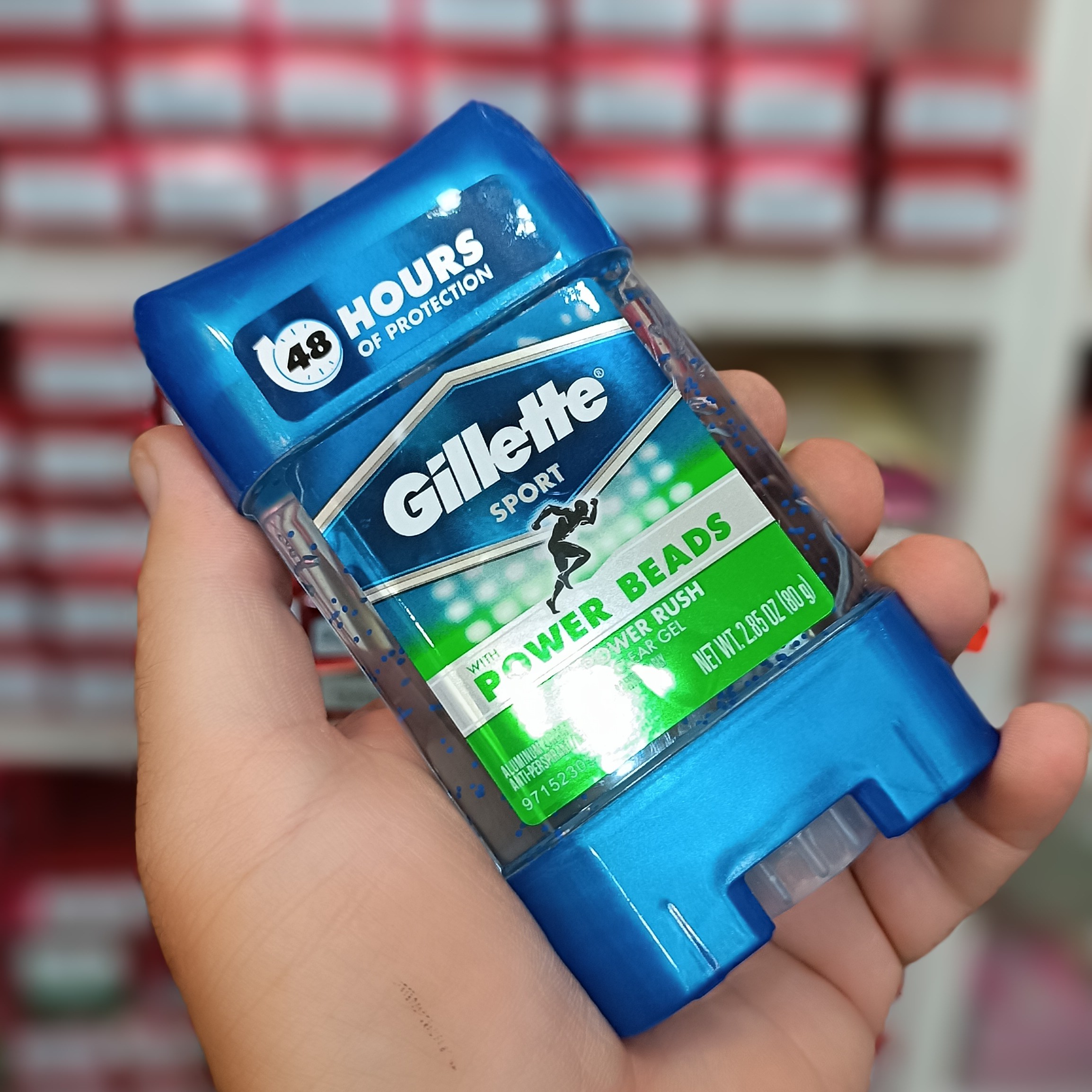 مام ژله ای ژیلت دانه دار مدل GILLETTE COOL WAVE اصل 80 گرم ضدتعریق زیربغل ضدلک