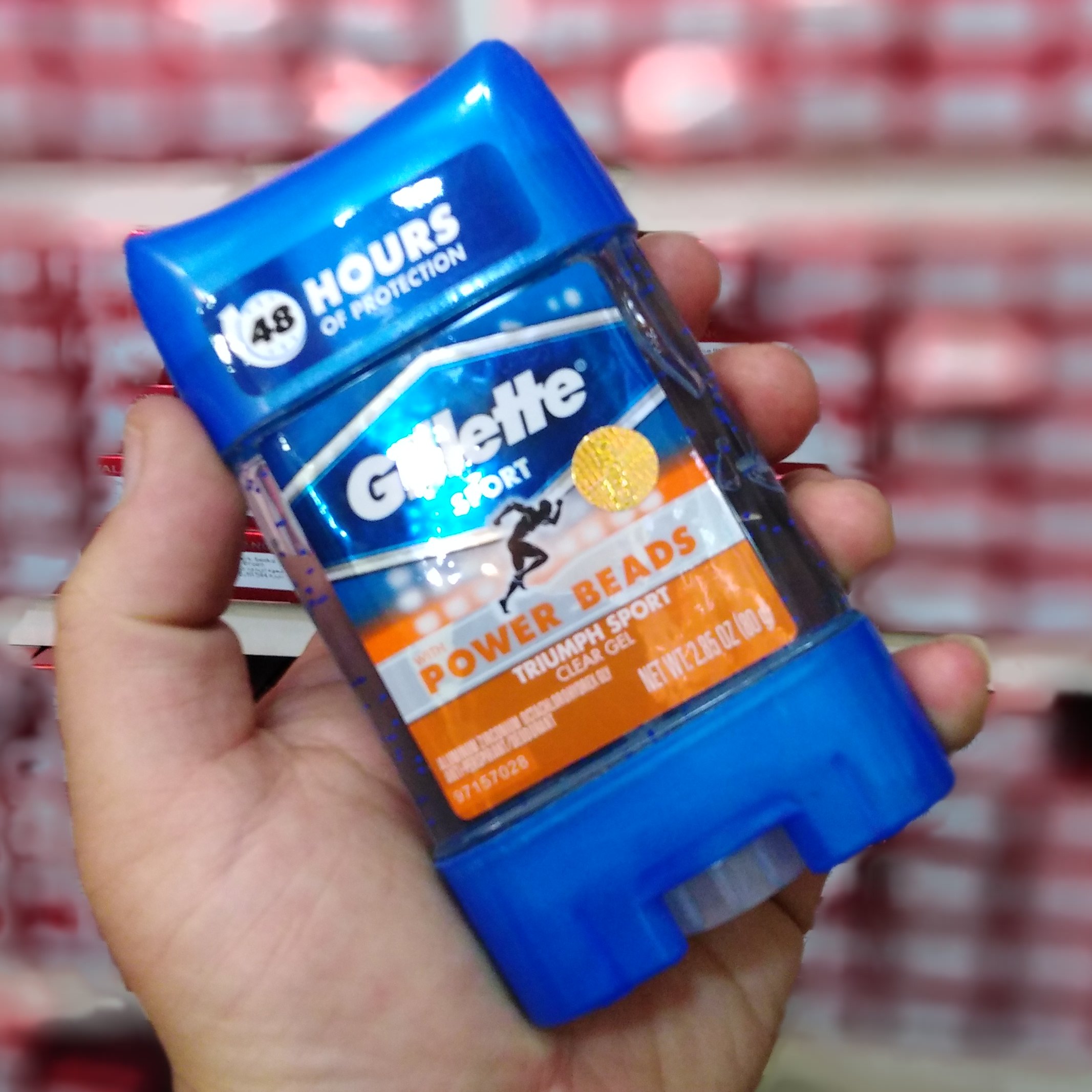 مام ژله ای ژیلت دانه دار مدل GILLETTE COOL WAVE اصل 80 گرم ضدتعریق زیربغل ضدلک