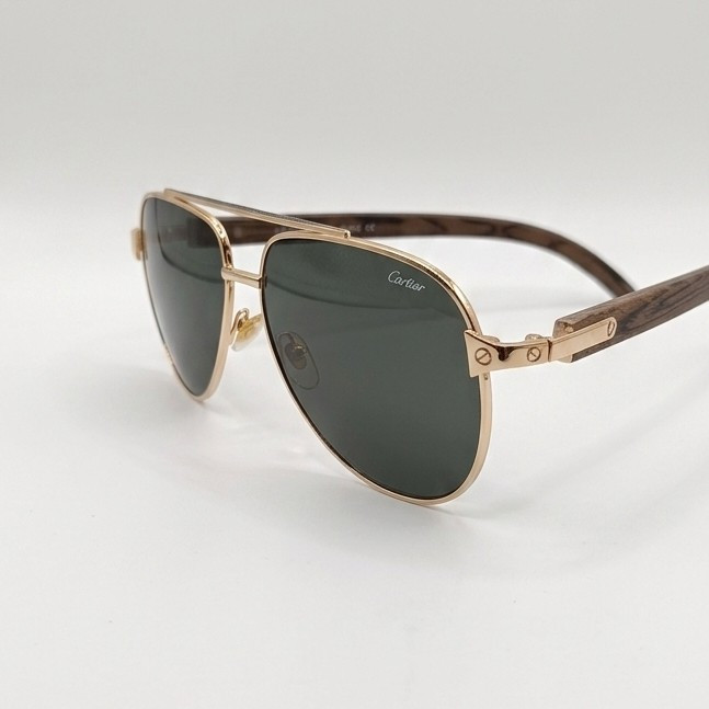 عینک دودی کارتیر طرح ریبن cartier مردانه شیشه