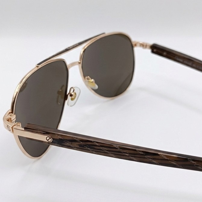 عینک دودی کارتیر طرح ریبن cartier مردانه شیشه