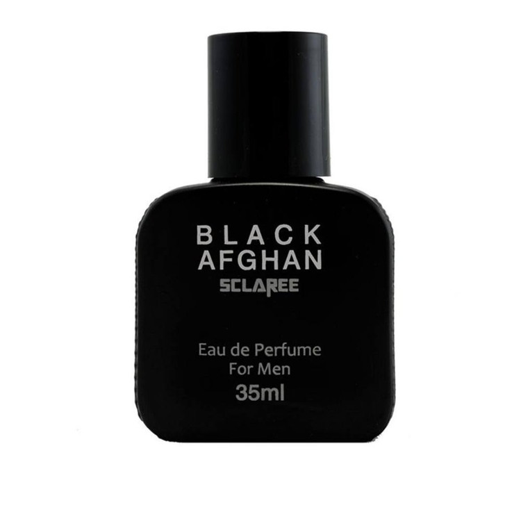 ادکلن بلک افغان Black Afghan عطر جیبی 35 میل بلک افغان اسکلاری ادکلن بلک افغان Sclaree perfume عطر جیبی گرم