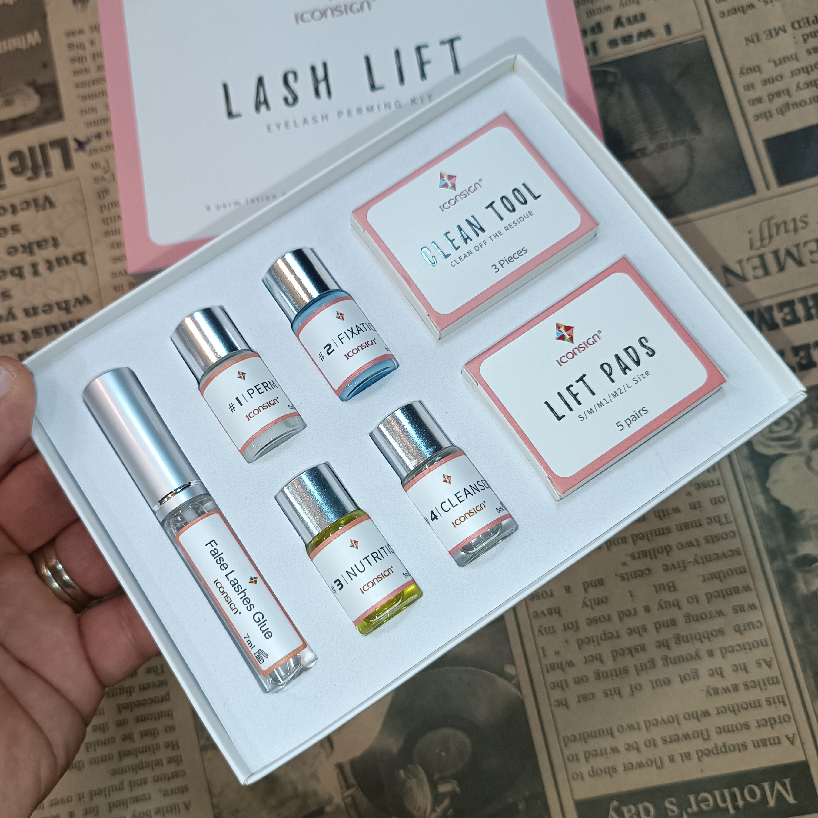 پک لیفت آیکون ساین مدل لش لیفت LASH LIFT مواد لیفت ابرو و لیفت مژه لشلیفت Lash lift انواع براش لیفت مای لمینیشن موجوده
