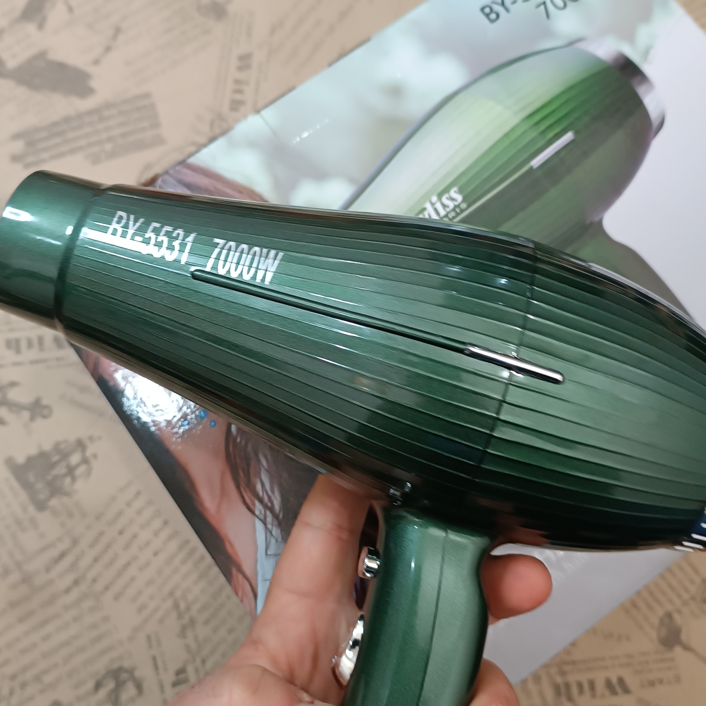 سشوار موتور سنگین بابلیس babyliss دوسرعته سشوآر سالنی پرقدرت براشینگ