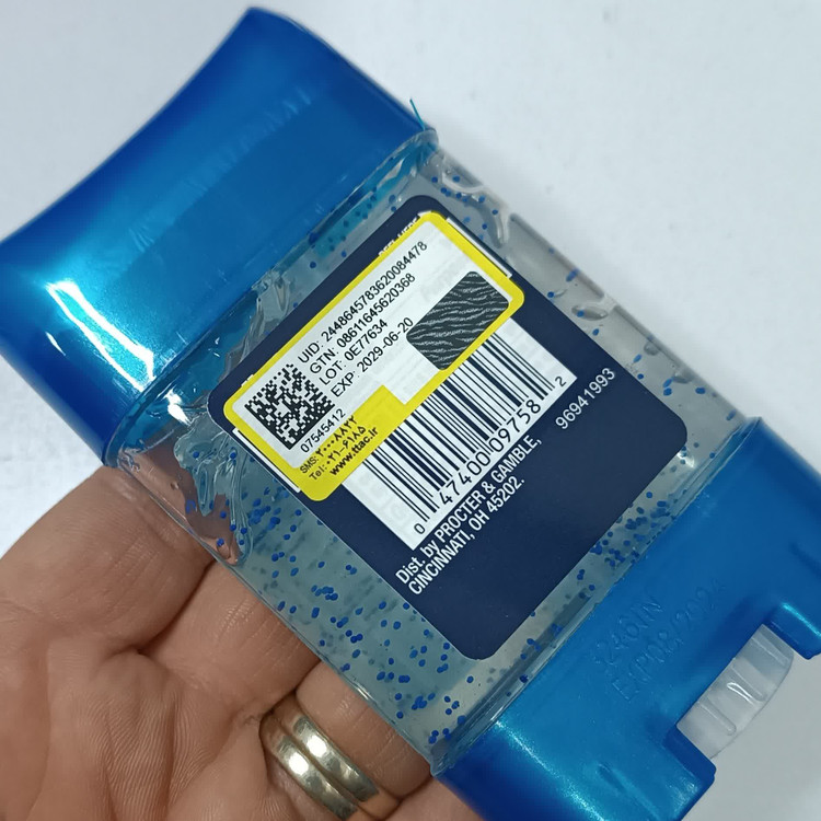 مام ژله ای ژیلت دانه دار اصل GILLETTE مام زیربغل ژیلت ضدتعریق زیربغل مام Gillette مام ضد عرق زیر بغل دیودورانت