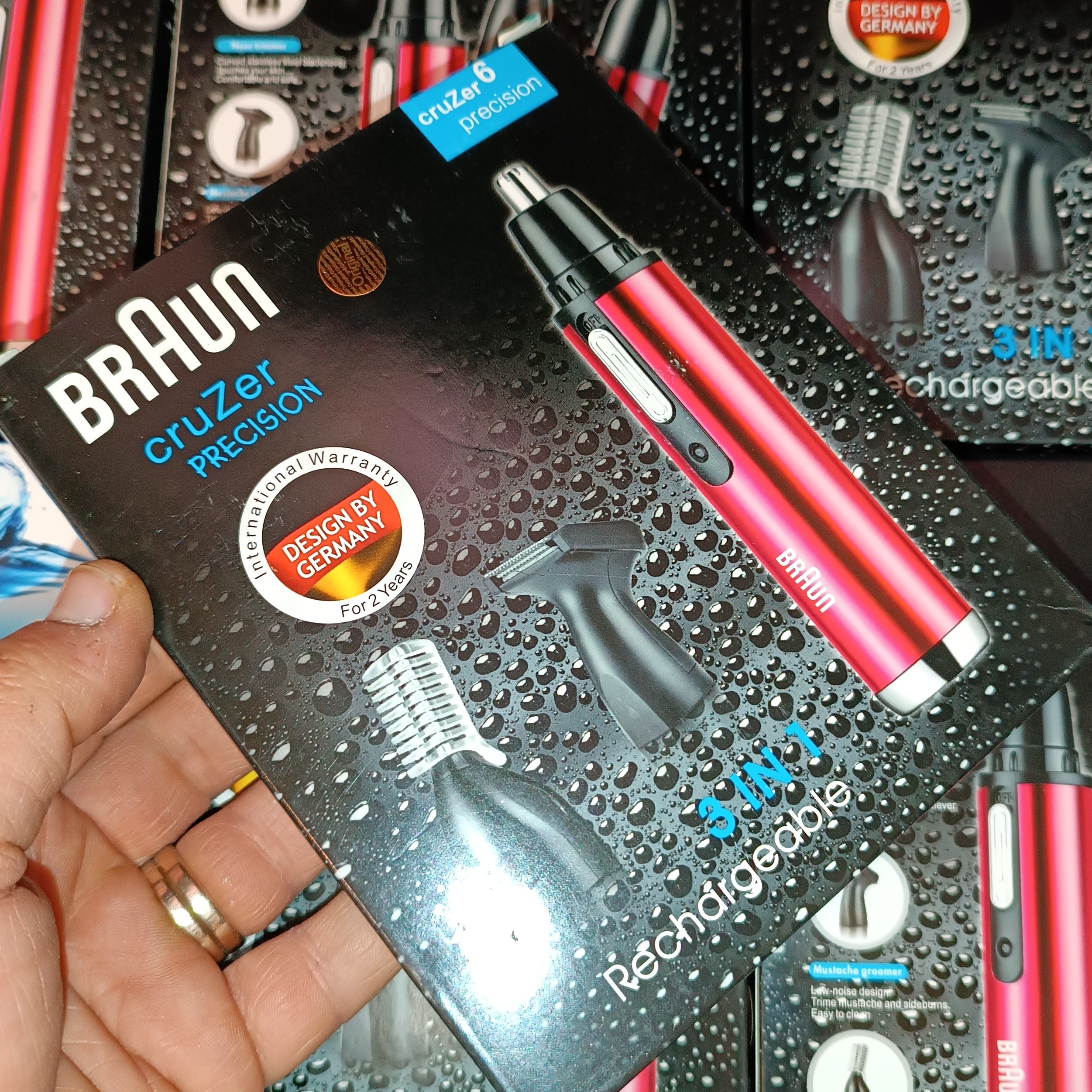 موزن گوش ابرو بینی خط زن 3کاره braun اورجینال اصلاح صورت