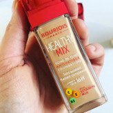 کرمپودر میوه ای هلثی میکس بورژواBourjois Healthy Mix Foundation کرم پودر بورژوآ هیلتی میکس کرم گریم کرم پودر گیاهی