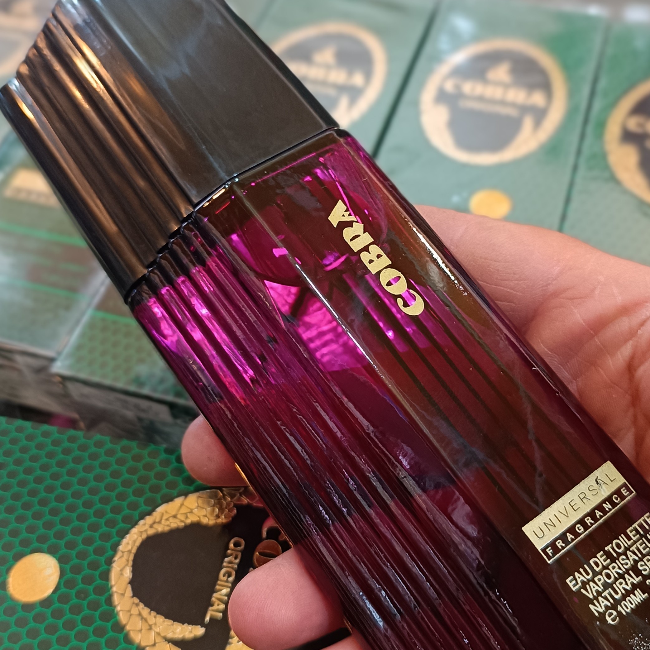 عطر کبری اصلی 100 میل cobra اورجینال ادکلن کبرا رایحه قدیمی