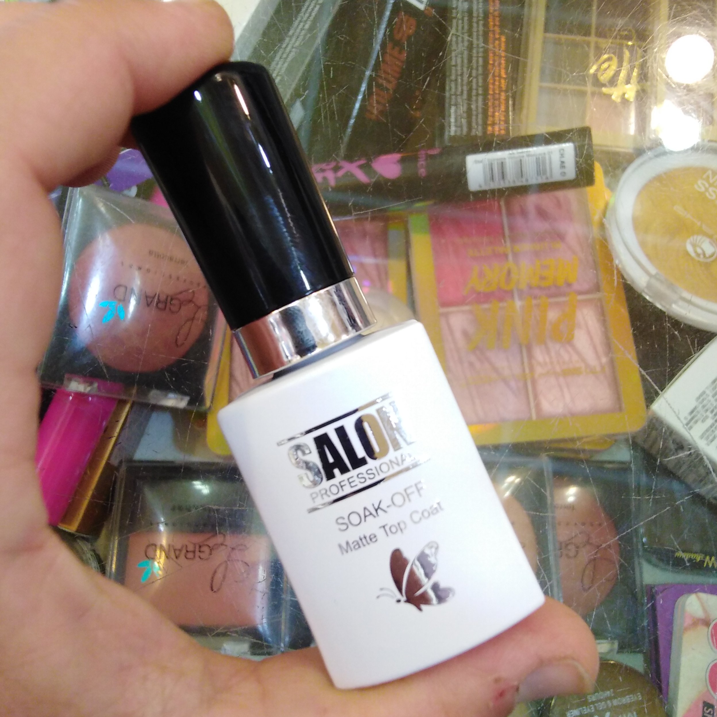 تاپ کات ژل یووی 15 میل uv کاشت ناخن Top coat