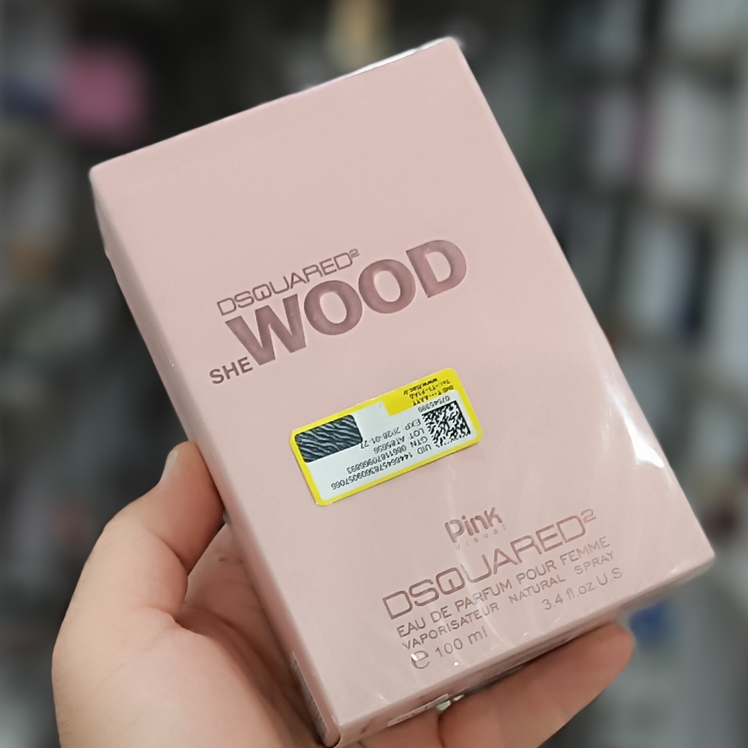 ادکلن وود لیبل دار She Wood DSQUARED عطر شی وود زنانه