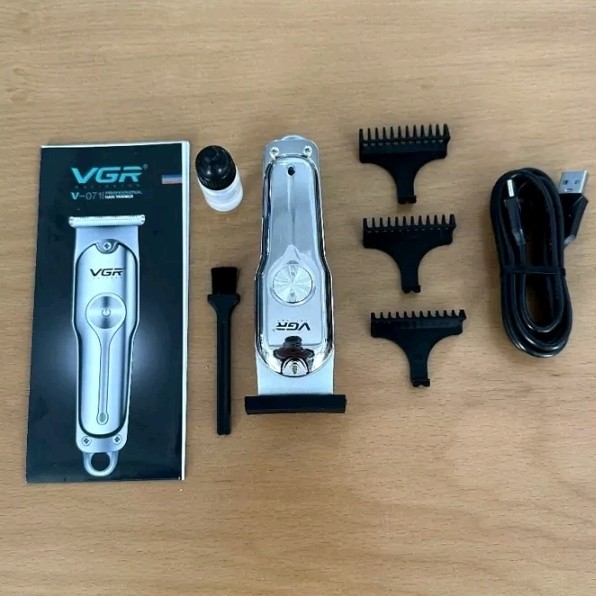 ماشین اصلاح سر و صورت VGR-071 اصلی ریش تراش خط زن و سایه زن وی جی ارvgr071 اصل