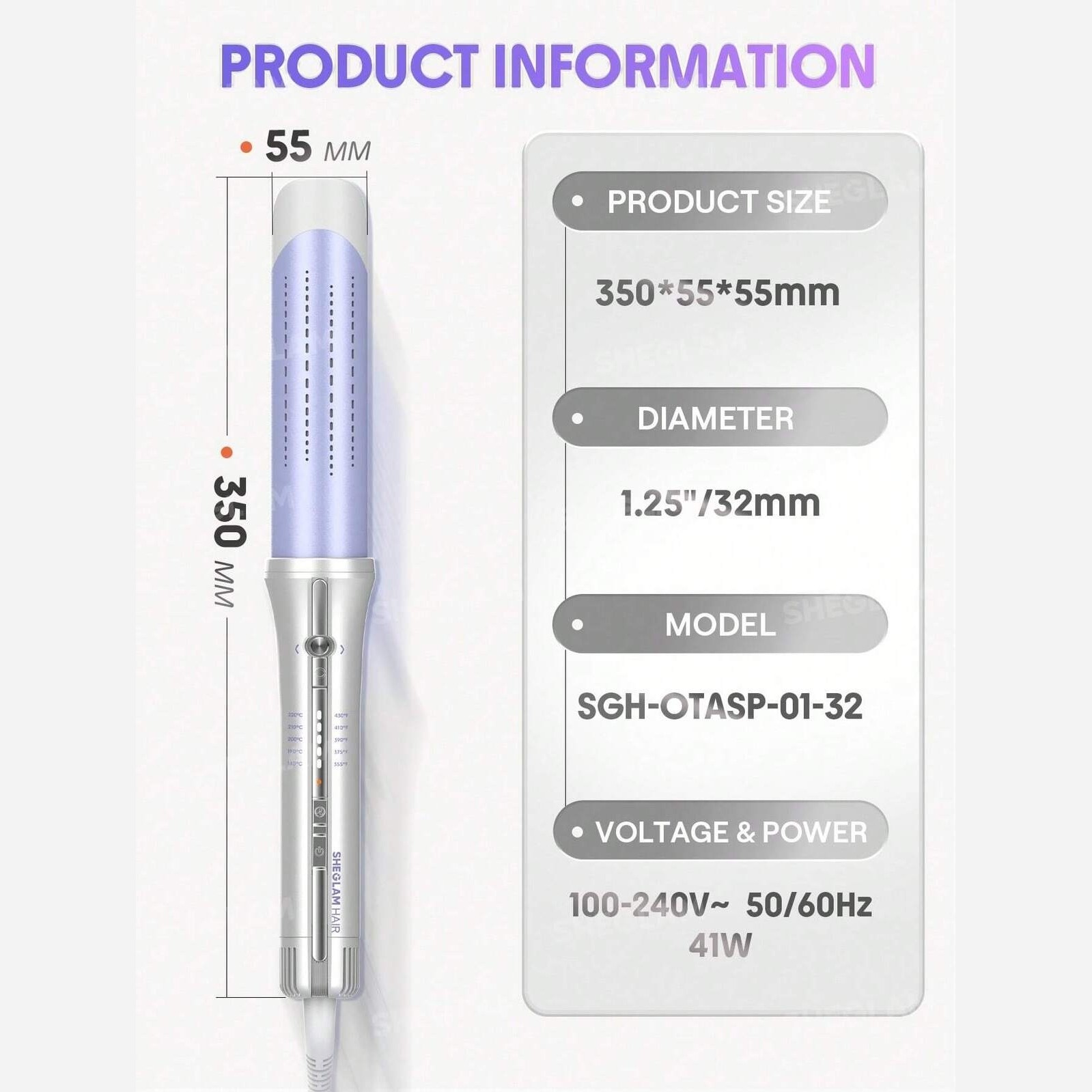شیگلم بنفش کرلی مدل Airflow Styler Pro اصلی و اورجینال