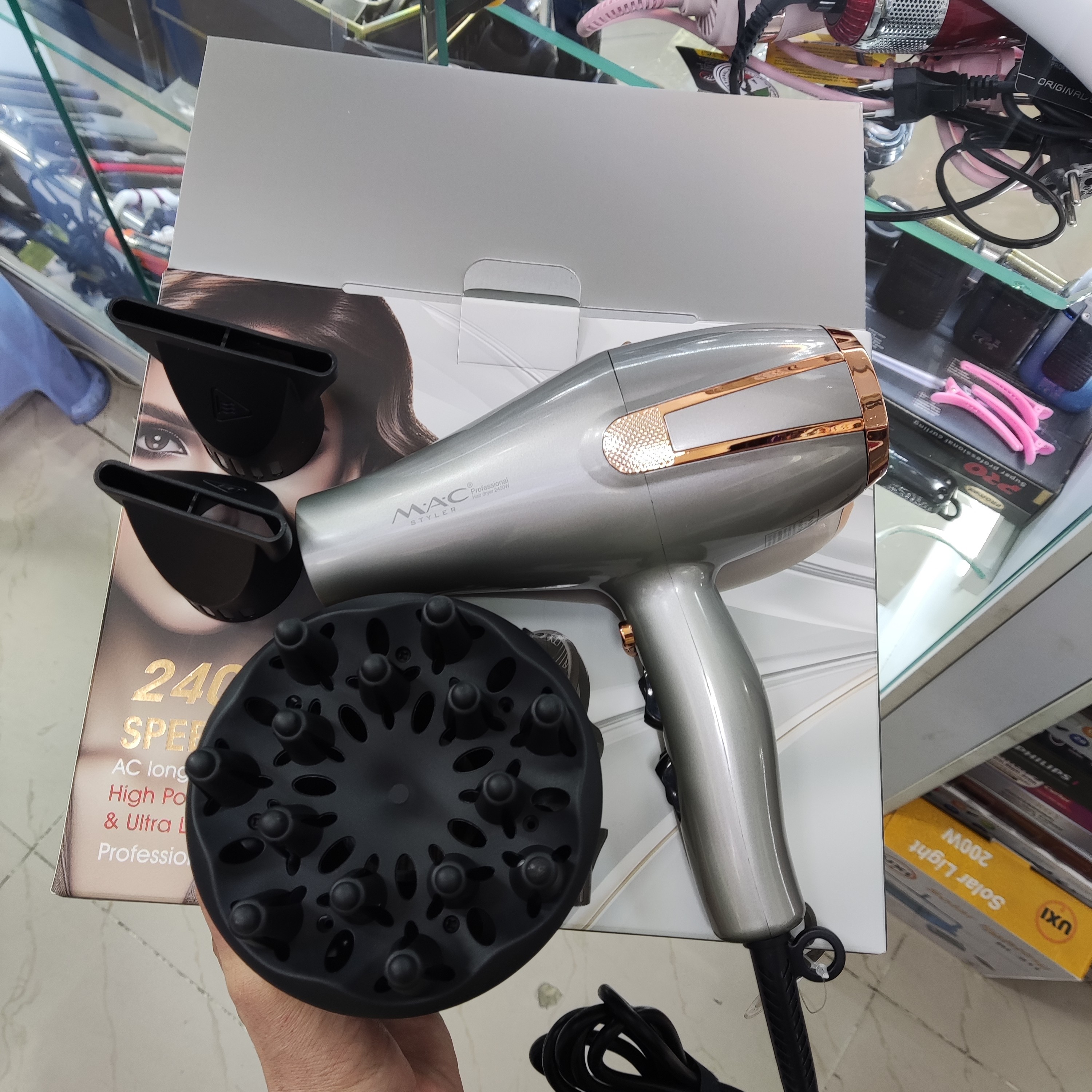 سشوار حرفه ای مک استایلر MAC STYLER 6642 اصلی و اورجینال