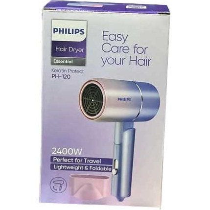 سشوار مسافرتی فیلیپس مدل PH-120 با قدرت 2400 وات سری Essential