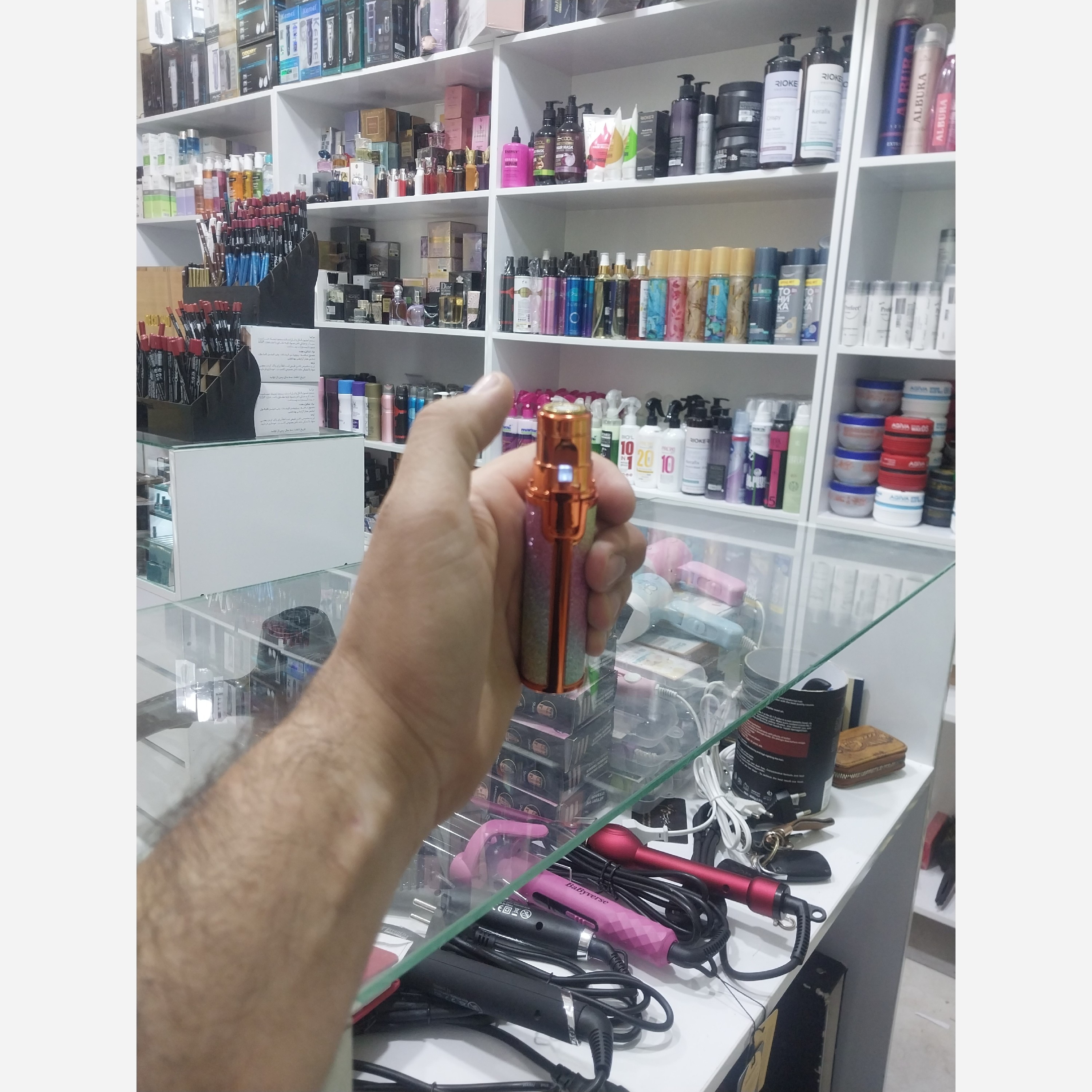 شیور دوکاره شارژی صورت بانوان 2 کاره صورت و زیر ابرو