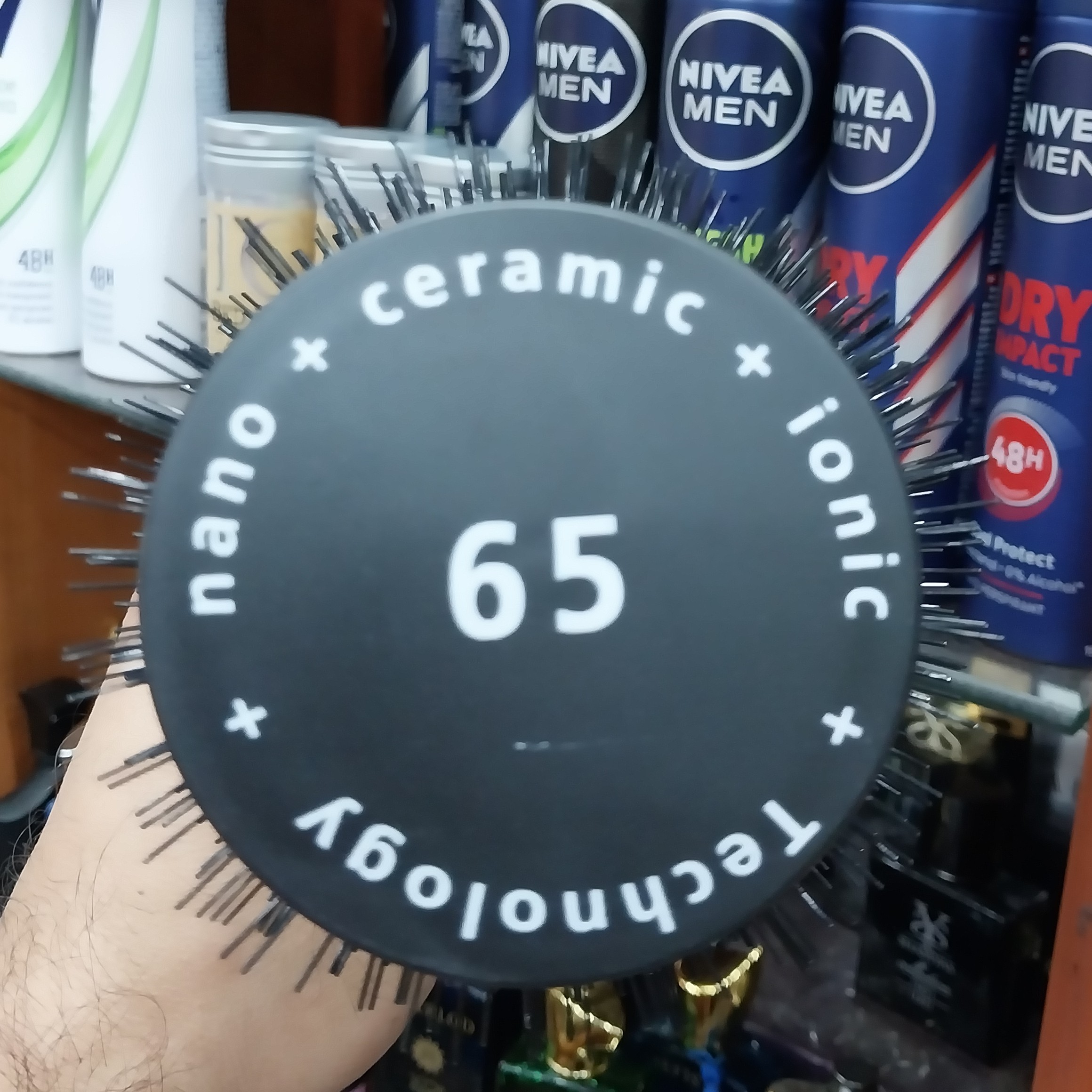 برس گرد نسوز و پرحجم مخصوص سشوار روبن سایز 65