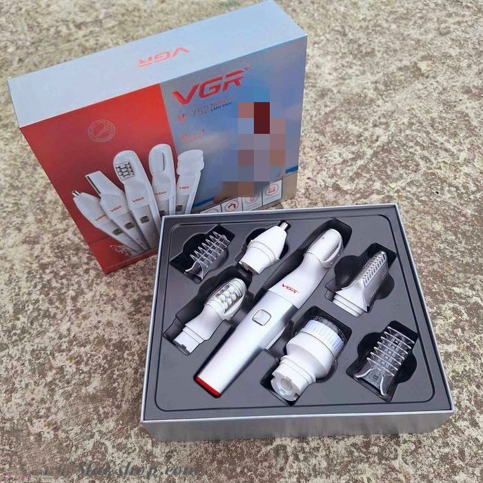 ست اپیلاتور 5 کاره وی جی آر مدل V-752 مناسب اصلاح بدن.