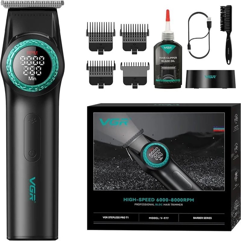 ماشین اصلاح وی جی آر سری آرایشگاه مدل VGR V-977.