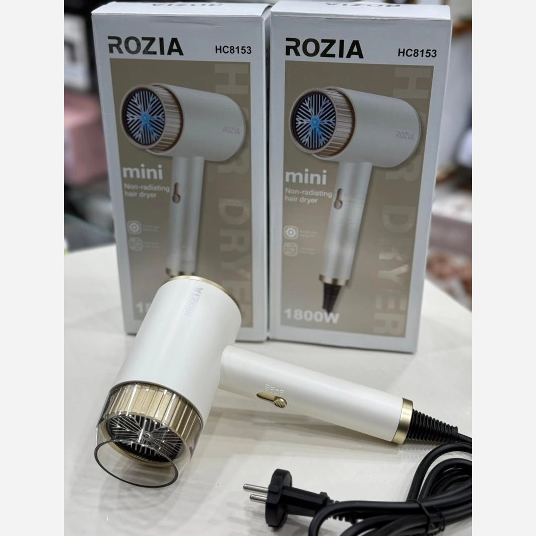 سشوار مسافرتی 1800 وات روزیا مدل Travel hair dryer 1800 watts Rosia model