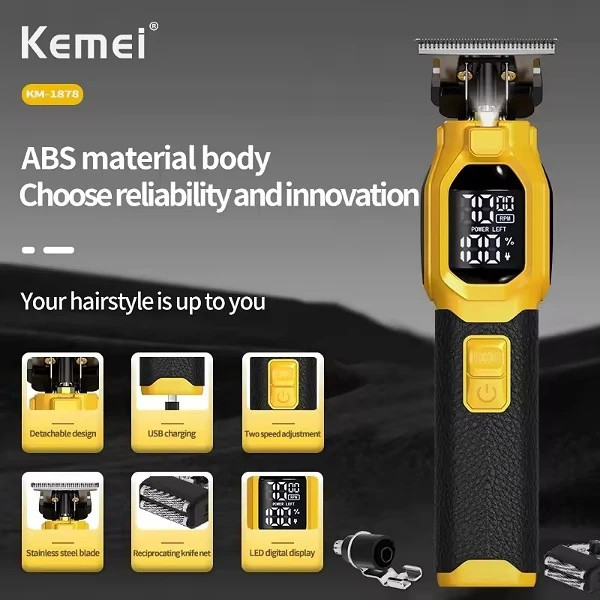 ماشین اصلاح موی سر و صورت کیمی مدل Kemei Km-1878
