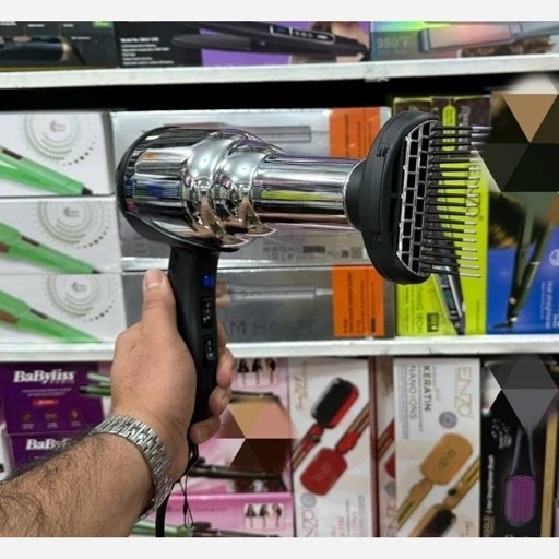 سشوار حرفه ای سالنی ENZO Metal Master مدل EN3001 Classic ولتاژ 220 240V 5060Hz