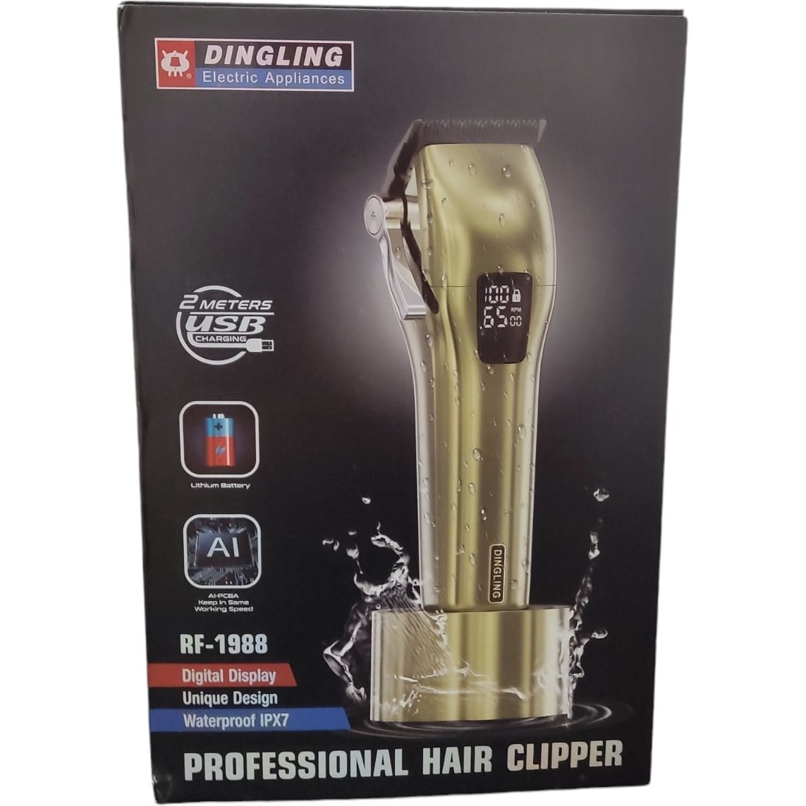 ماشین اصلاح حجم زن مناسب فید و سایه دینگ لینگ مدل Dingling rf-1988.
