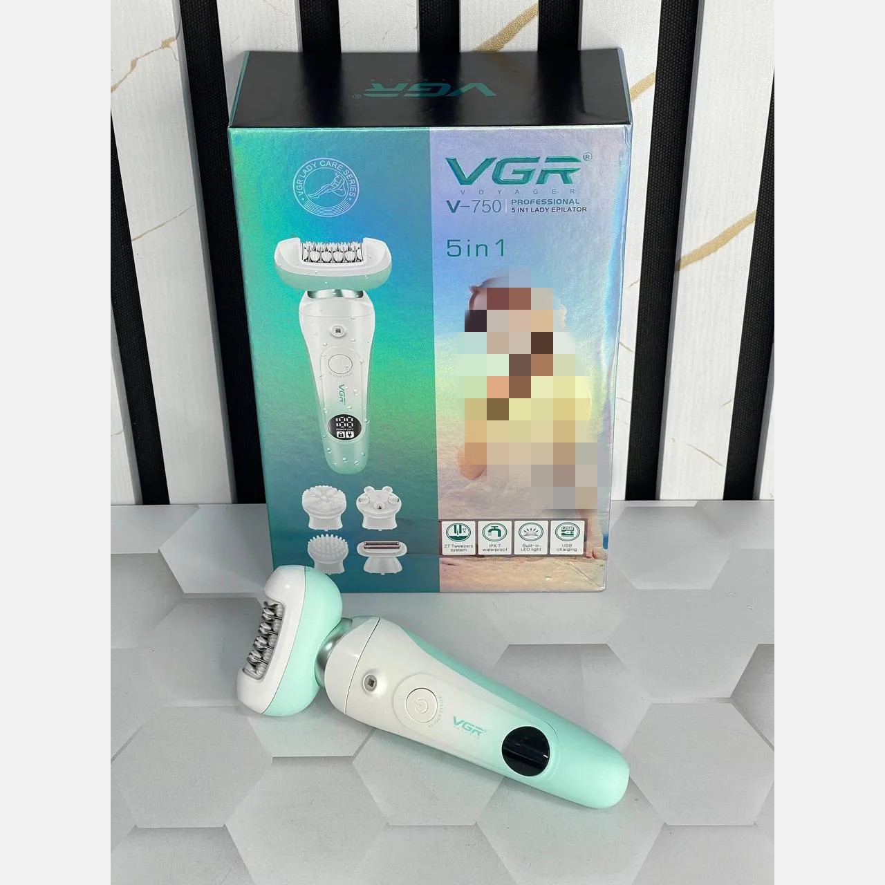 اپیلاتور 5 کاره بانوان وی جی آر مدل VGR