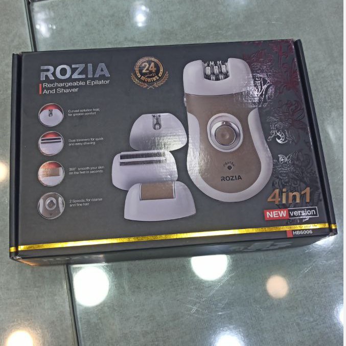 اپیلاتور رزیا rozia مدل HB-6006 اپیلیدی