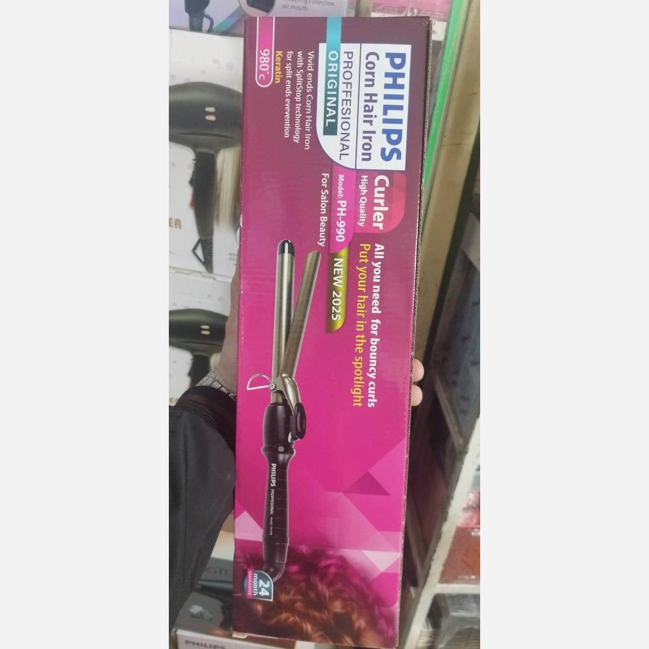 بابلیس سایز 31 مارک معتبر فیلیپس اورجینال 980 درجه فارنهایت جزو سایز های بزرگ بابلیس
