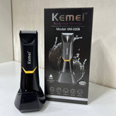 ماشین اصلاح مخصوص بدن و صورت kemei3208 با قابلیت اصلاح تمام نقاط بدن به علاوه خط زنی سر و صورت اورجینال