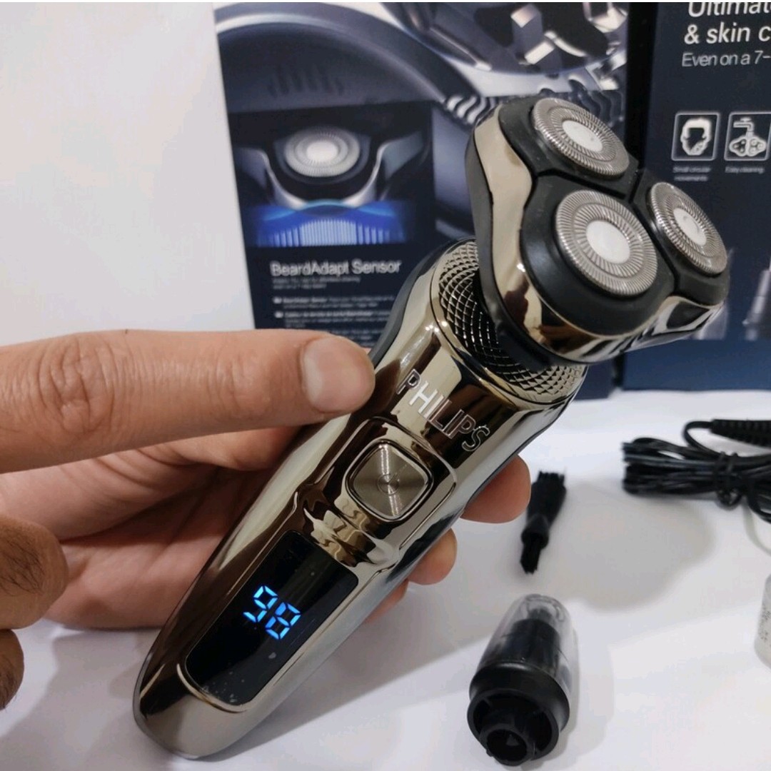 ماشین اصلاح سه تیغ فیلیپس مدل SP 9800 اصلی اورجینال فوق هوشمند چهار کاره