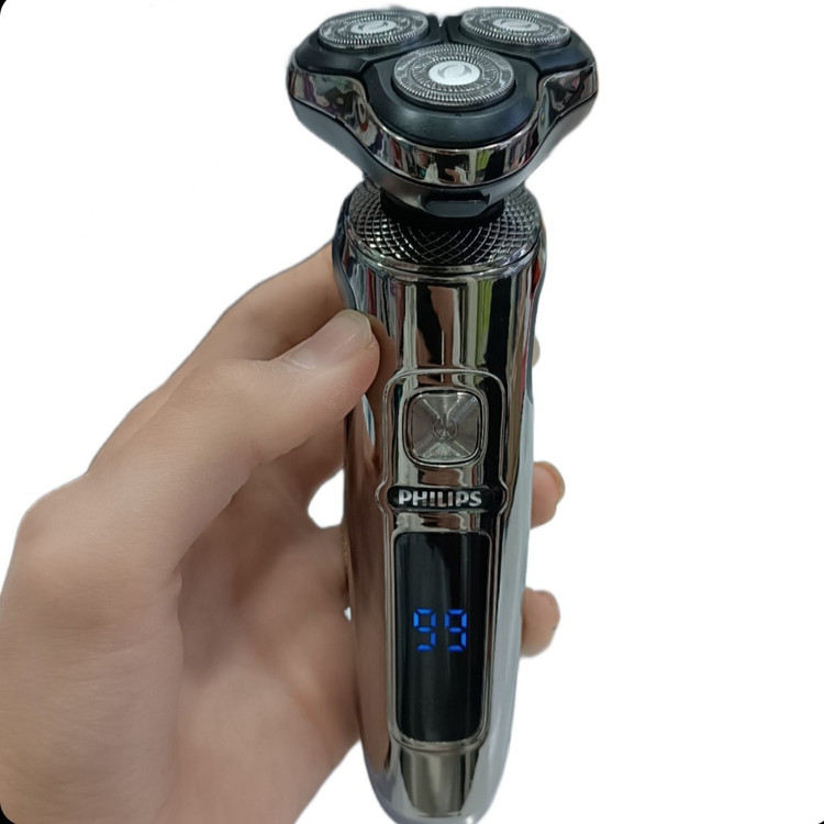ماشین اصلاح سه تیغ فیلیپس مدل SP 9800 اصلی اورجینال فوق هوشمند چهار کاره دیجیتالی