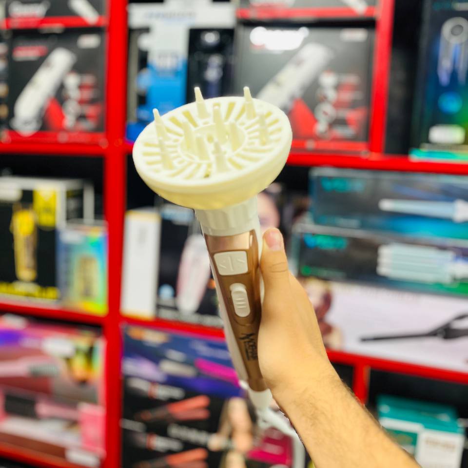 سشوار چرخشی 4کاره موهایر دارای باد سرد و گرم