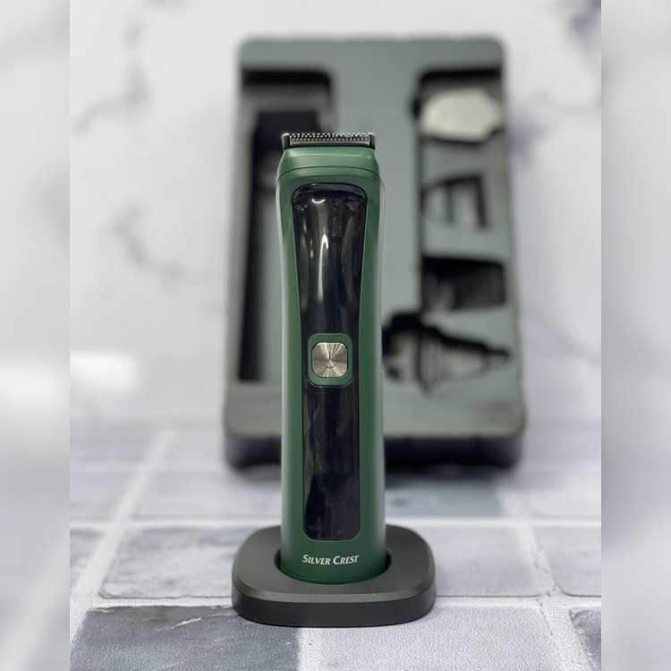 ماشین اصلاح اصلی ست اصلاح اقایون سیلور کرست ماشین اصلاح-خط زن-شیور-موزن گوش و بینی -خط زن کوچک