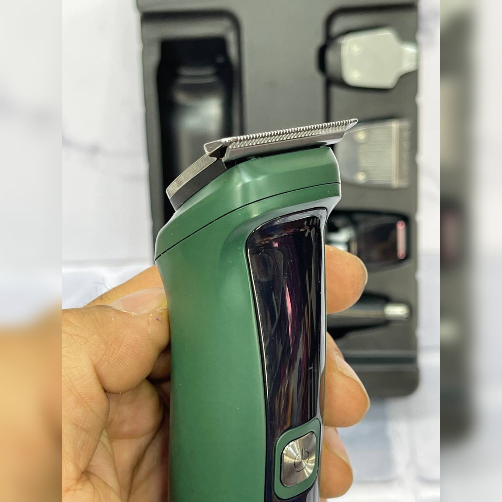 ماشین اصلاح اصلی ست اصلاح اقایون سیلور کرست ماشین اصلاح-خط زن-شیور-موزن گوش و بینی -خط زن کوچک