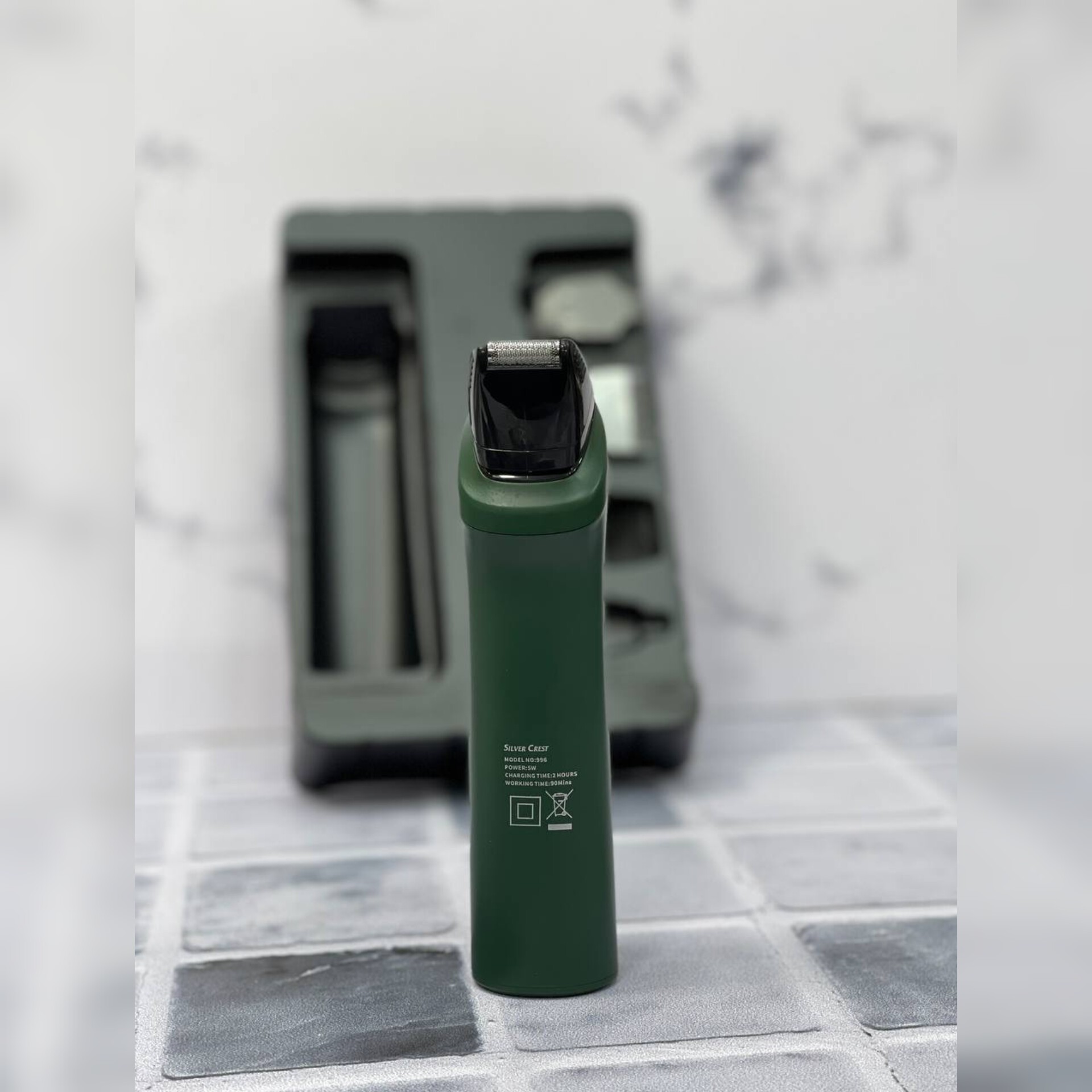 ماشین اصلاح اصلی ست اصلاح اقایون سیلور کرست ماشین اصلاح-خط زن-شیور-موزن گوش و بینی -خط زن کوچک