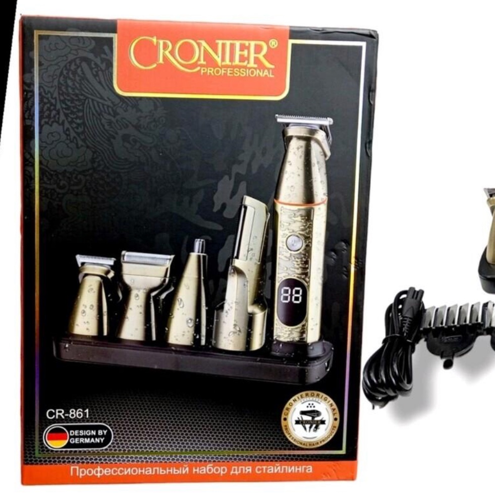 ماشین اصلاح حجم و صفر زن کرونیر آلمان CRONIER 861 اورجینال و شرکتی دو سال گارانتی ماشین اصلاح پنج منظوره 1-سری حجم