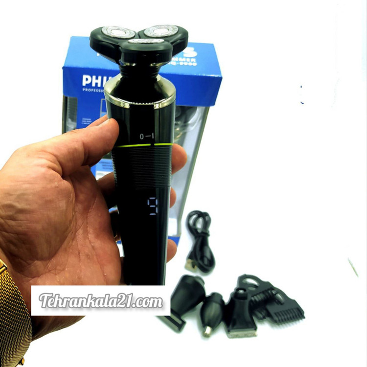 ریش تراش دیجیتالی،5 کاره و ضدآب فیلیپس مدل RQ-9900