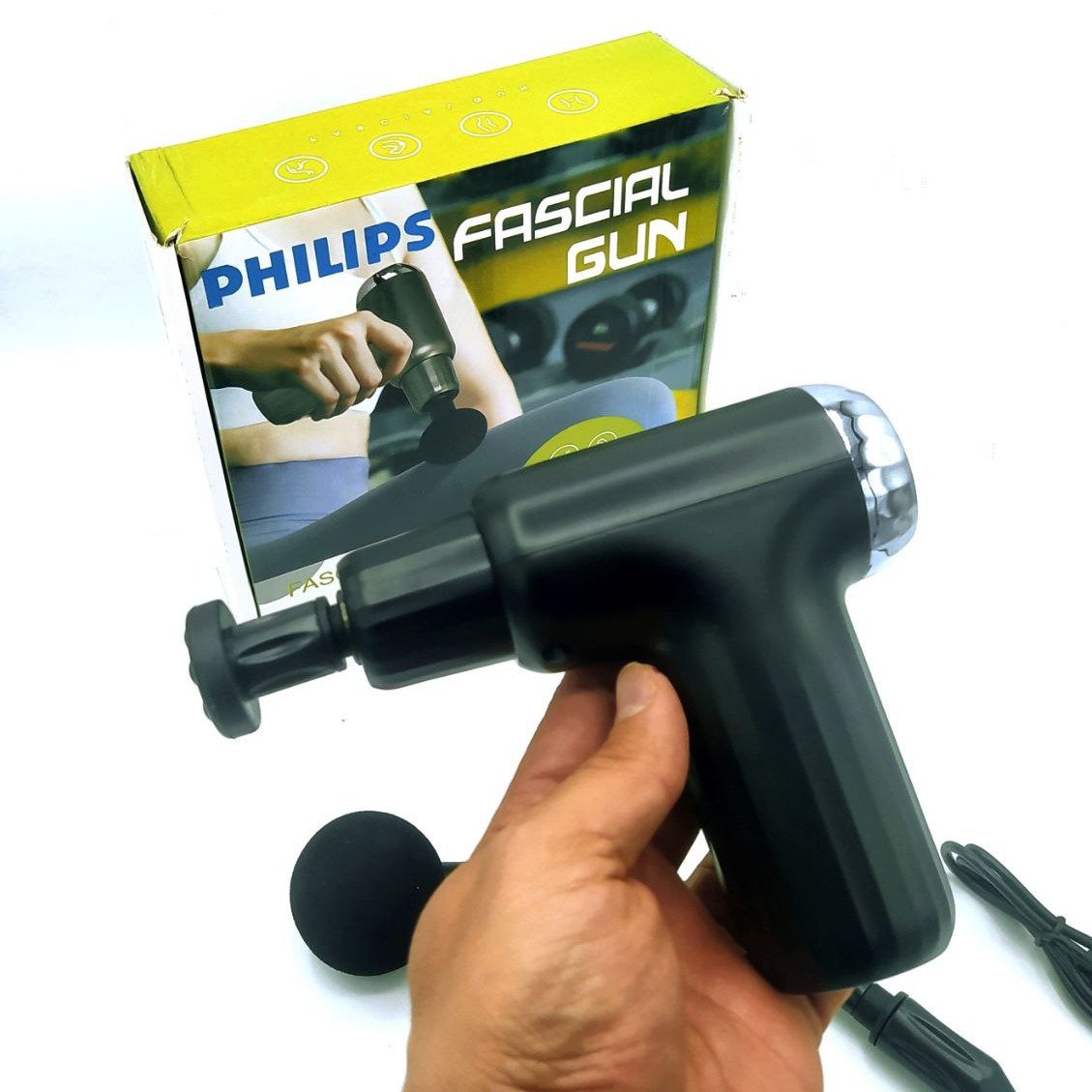 ماساژور تفنگی شارژی فیشیال گان مدل FASCIAL GUN FH820