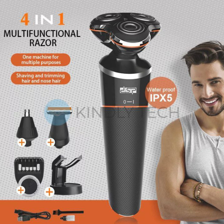 ماشین ریش تراش 4 کاره دی اس پی dsp مدل 60087