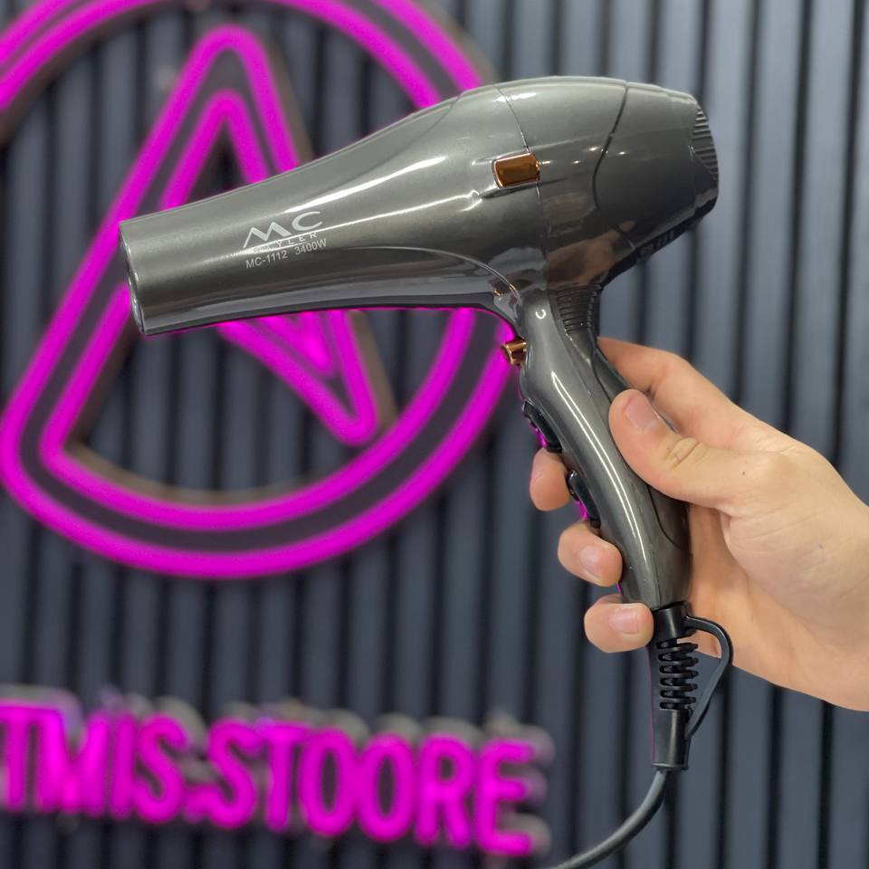 سشوار حرفه ای مارک mac stylerموتور سنگین AC اورجینال