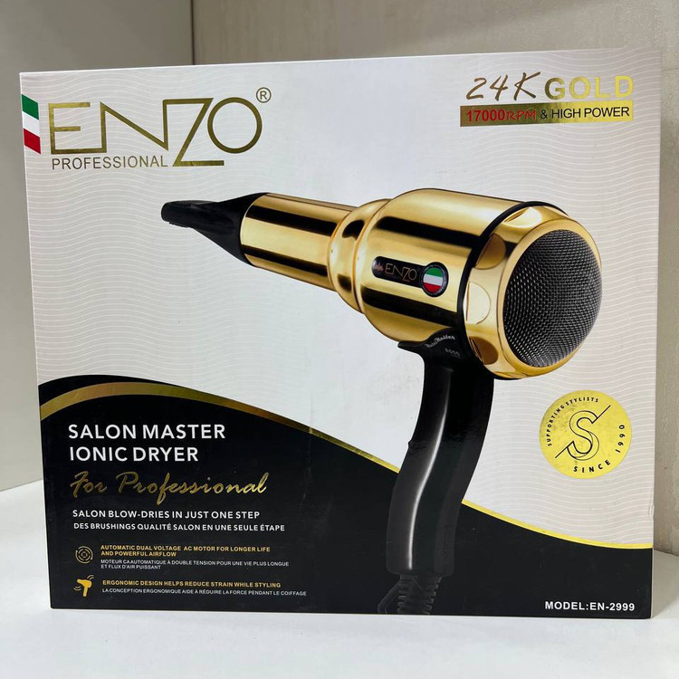 سشوار انزو پروفیشینال مدل EN-2999 طلایی