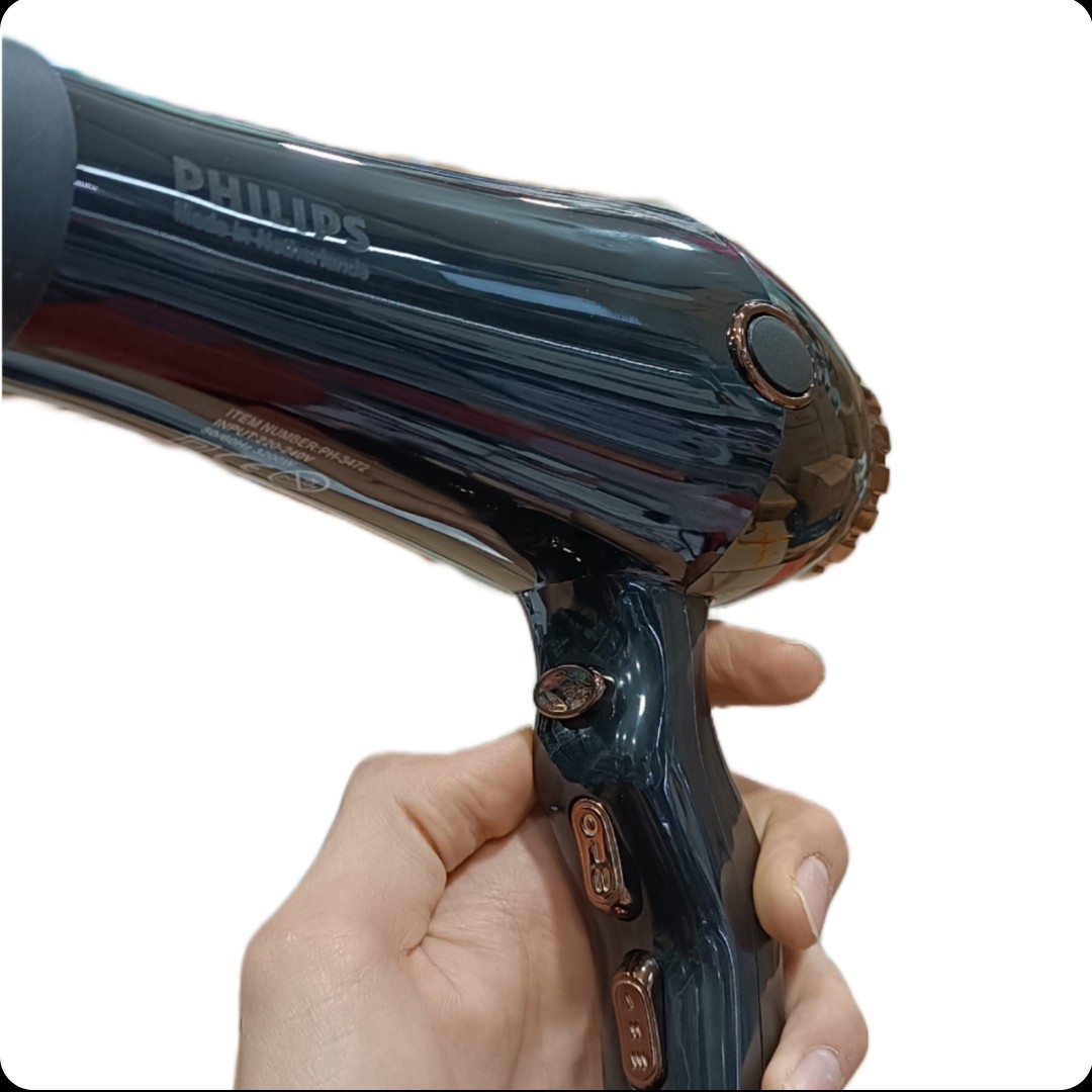 سشوار سالنی فیلیپس مدل PH-3472 موتور 21 سالنی اصلی اورجینال