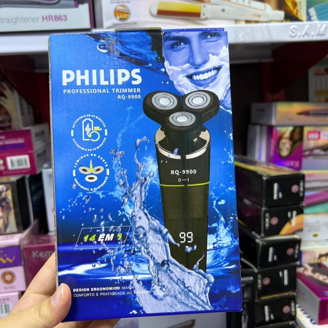 سه تیغ فیلیپس حرفه ای 5 کاره مدل RQ-9900 دیجیتالی ضدآب و زیر دوشی