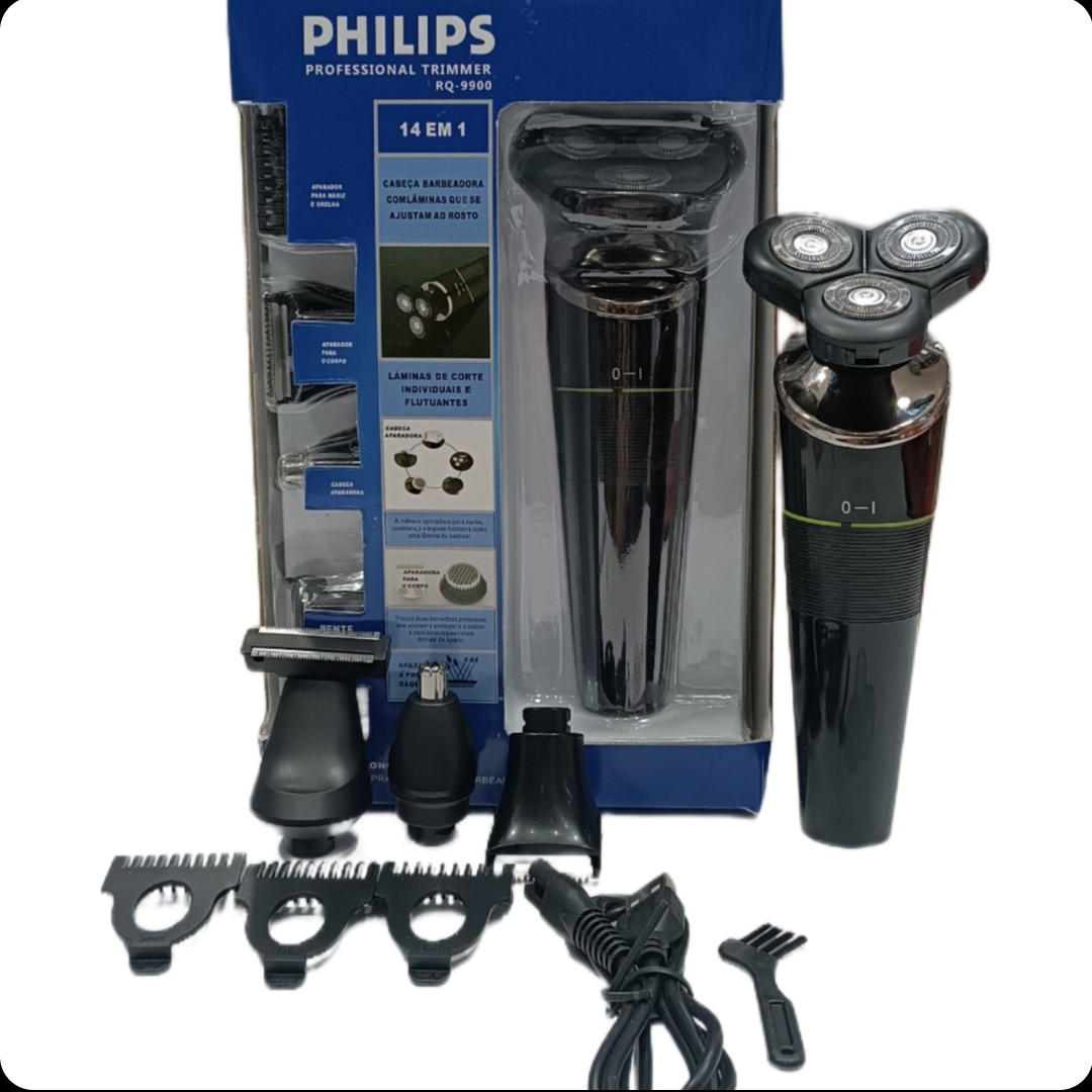 سه تیغ فیلیپس حرفه ای 5 کاره مدل RQ-9900 دیجیتالی ضدآب و زیر دوشی