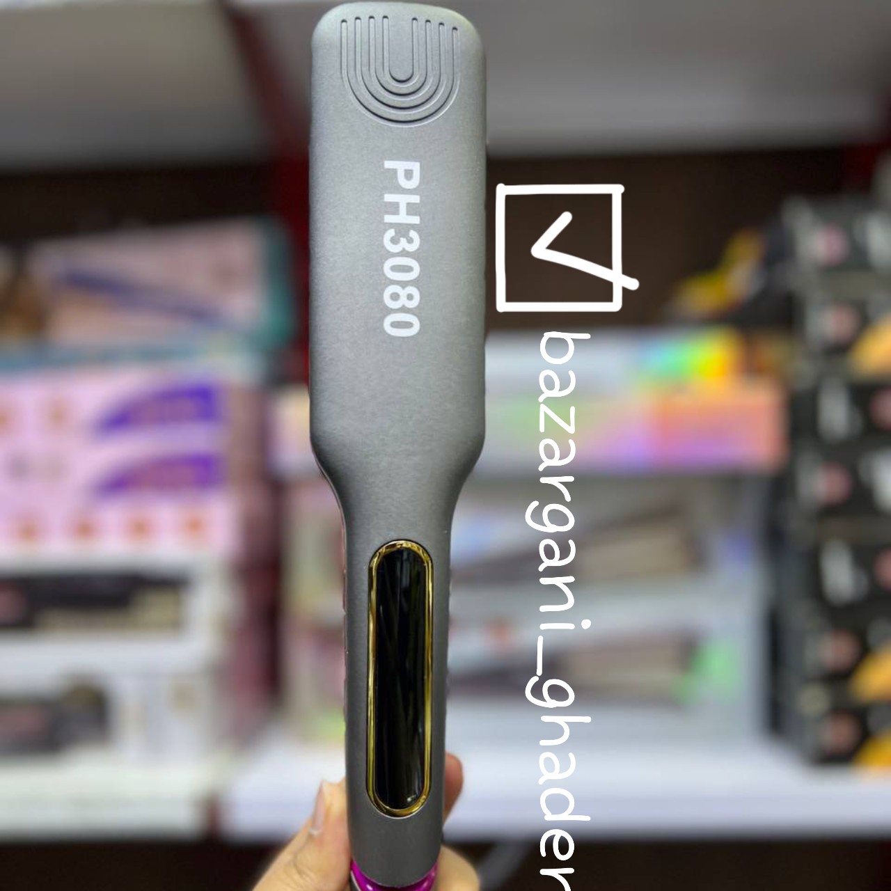 اتومو فوق حرفه ای فلیپس کف تیتانیوم با 980 درجه حرارت صافی شلاقی ماندگارPHILIPS 3080