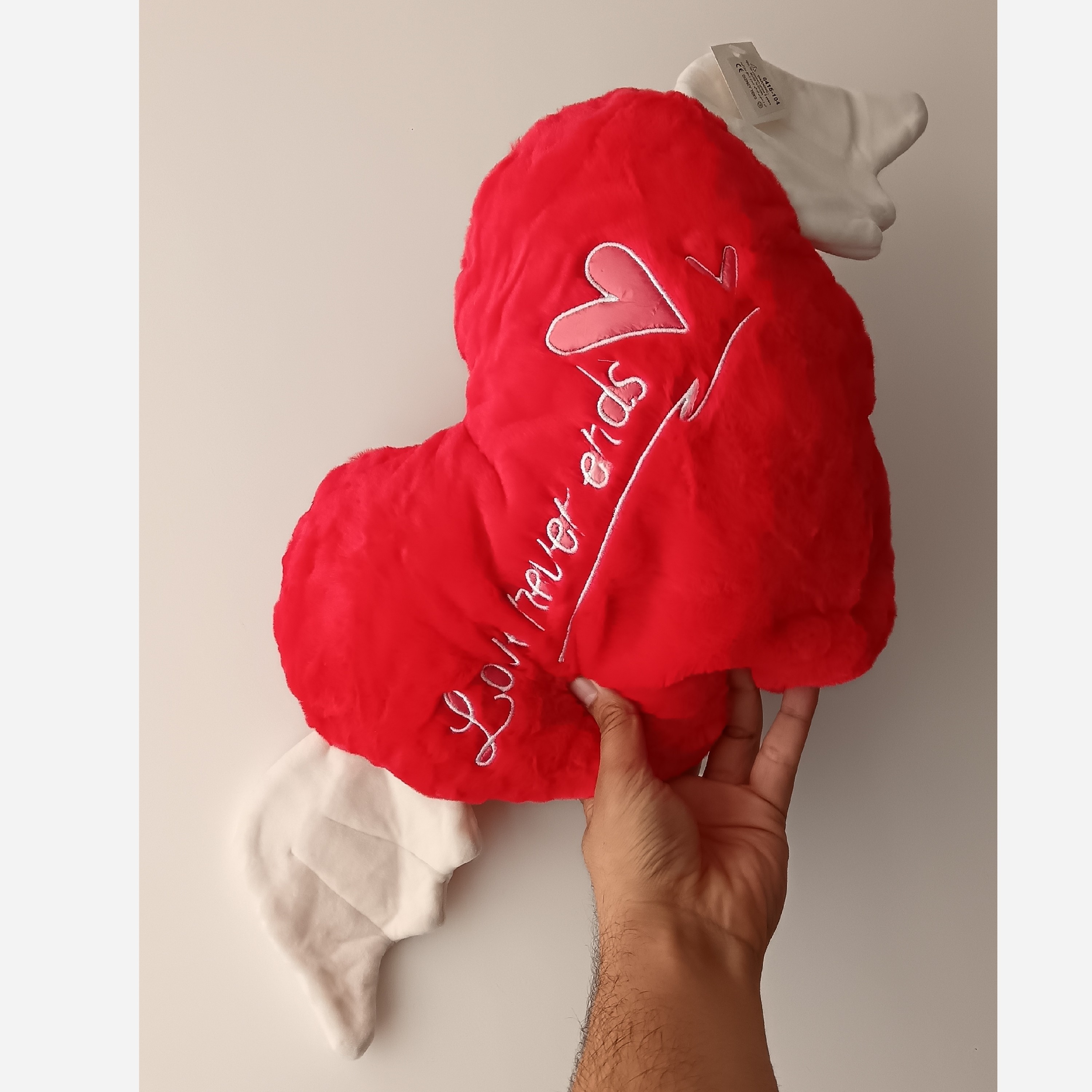 عروسک قلب خارجی زیپ دار