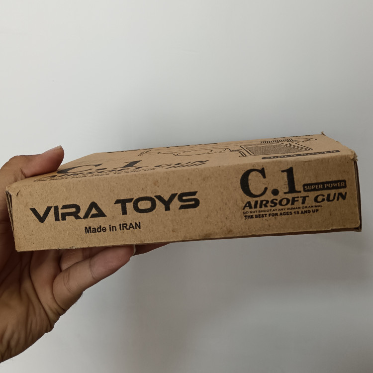 اسباب بازی کلت ساچمه ای ایرانی کلت برند ویرا تویز کلت ساچمه ای مدل c1 تفنگ ساچمه ای C1 مخصوص تیر ابری کلت فلزی پلاستیکی