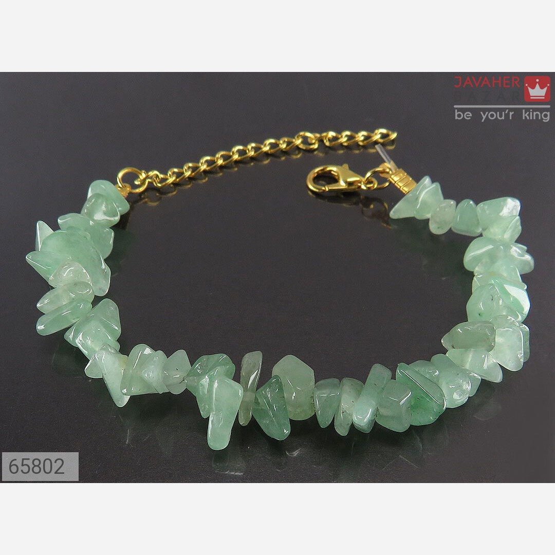 دستبند و گردنبند سنگ طبیعی آونتورین(اونتورین اصلی)